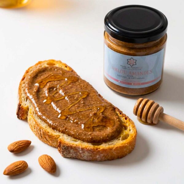 Amlou con almendras de Agadir - Elaborado artesanalmente - 100% tostado natural