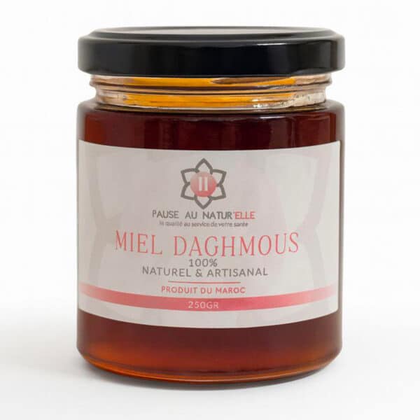 Miel de Daghmus picante (miel de cactus Euphorbia) de Marruecos 250g