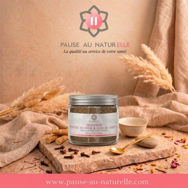 Pasta dental con clavo de olor y polvo de siwak 30 ml