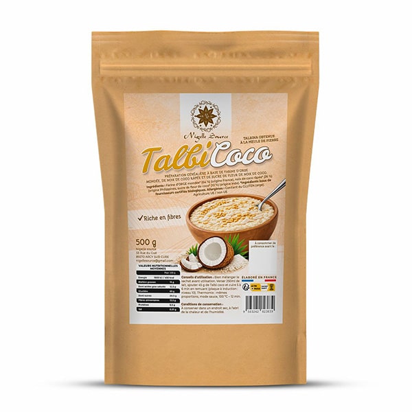 Talbina de coco ecológica - Capacidad 500g