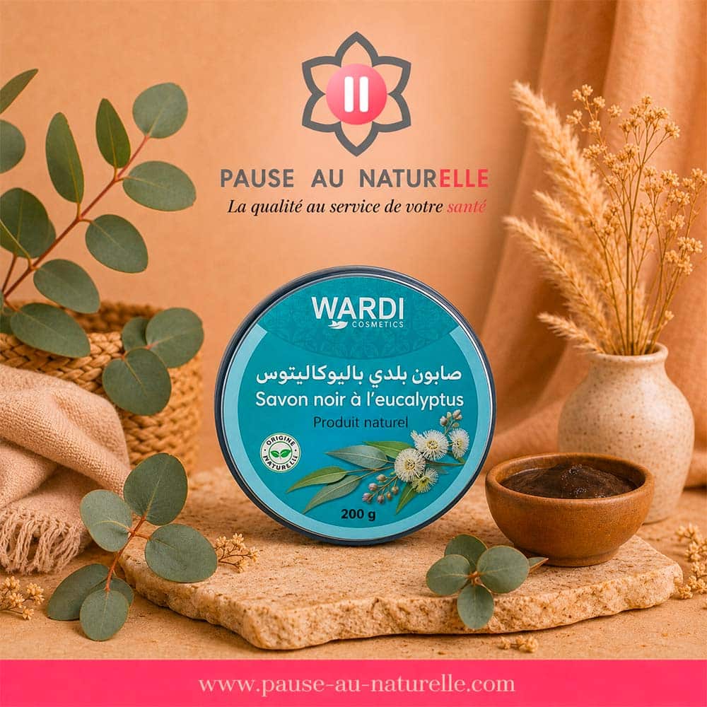 Savon noir à l'eucalyptus – Savon beldi marocain – 200g