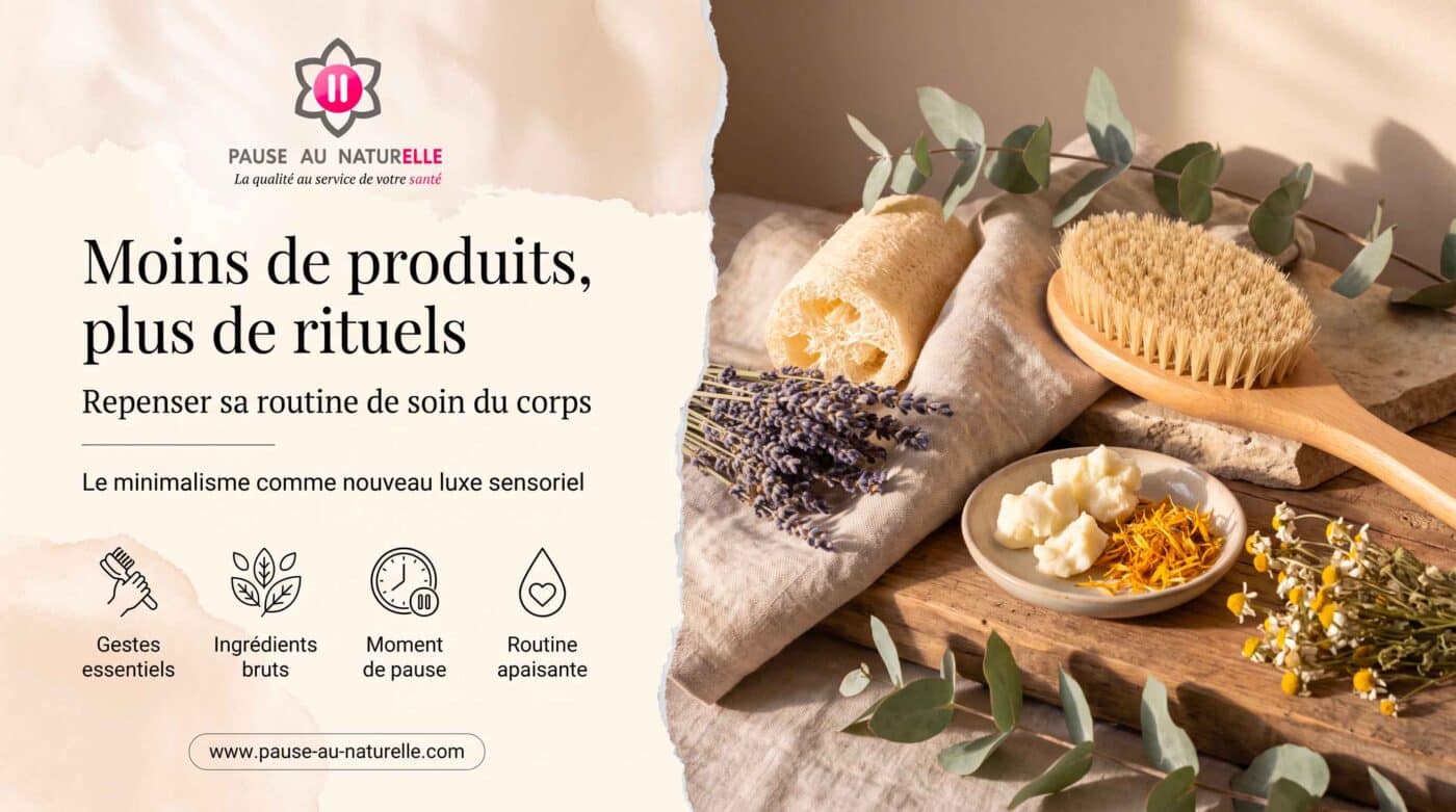 Moins de produits, plus de rituels : repenser sa routine de soin du corps