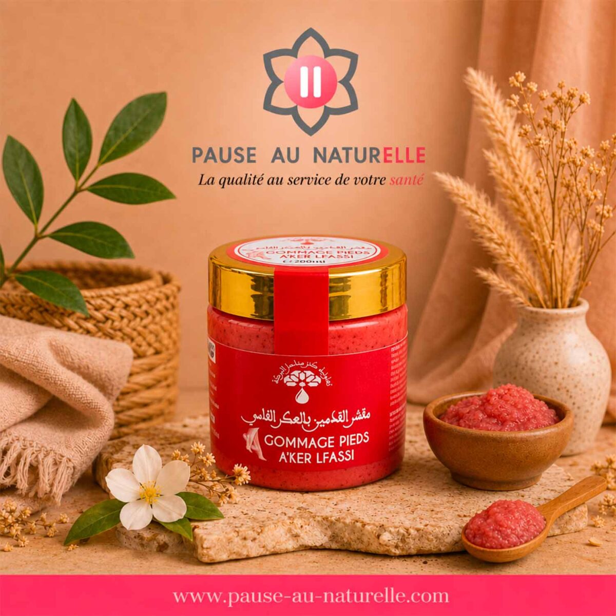 Scrub per piedi e talloni all'aker fassi - 200 ml